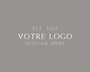 Event - Elegant High End Company logo design
