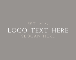 Hotel - Elegant High End Company logo design