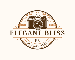 Elegant Floral  Photography logo design