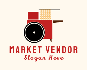 Vendor - Noodle Food Cart logo design