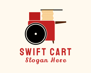 Cart - Noodle Food Cart logo design