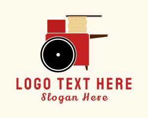 Cart - Noodle Food Cart logo design