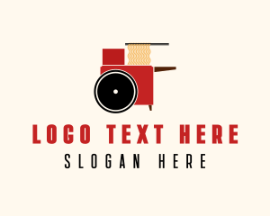 Noodle Food Cart logo design