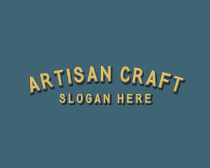 Rustic Brush Craft logo design