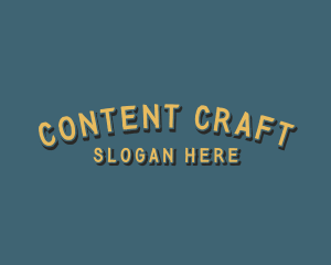 Rustic Brush Craft logo design