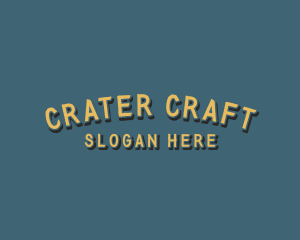 Rustic Brush Craft logo design