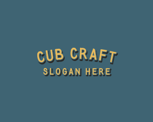 Rustic Brush Craft logo design