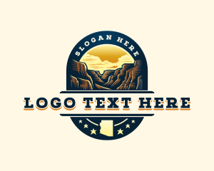 Grand Mesa - Grand Canyon Landscape logo design