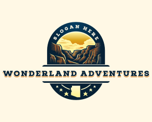 Grand Canyon Landscape logo design