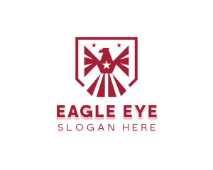 American Military Eagle logo design