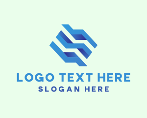 Legal Services - Abstract Geometric Company logo design