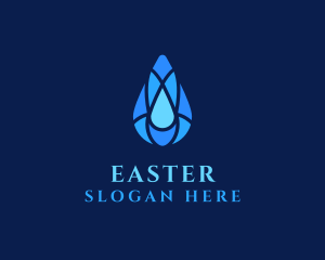 Spa - Clean Water Droplet logo design