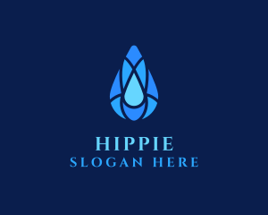 Spa - Clean Water Droplet logo design