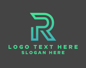 Generic Modern Company Letter R Logo