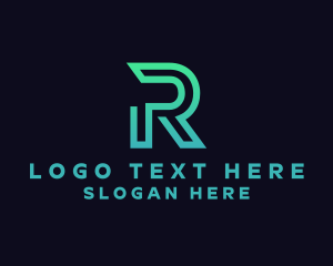 Corporate - Generic Modern Company Letter R logo design