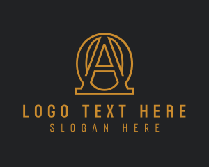 Business - Premium Serif Business Letter AO logo design