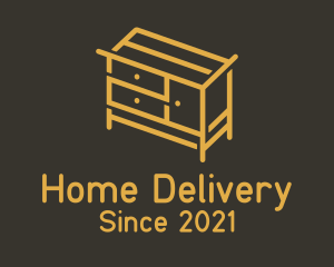 Drawer Dresser Furniture logo design