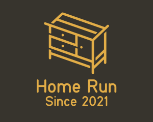 Drawer Dresser Furniture logo design