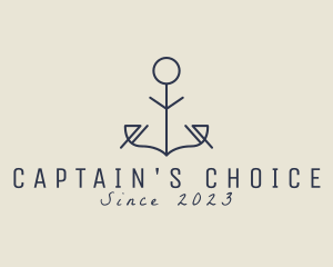 Captain - Anchor Marine Academy logo design