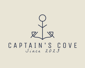 Captain - Anchor Marine Academy logo design