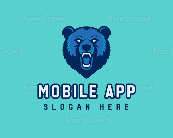 Grizzly Bear Gamer Logo