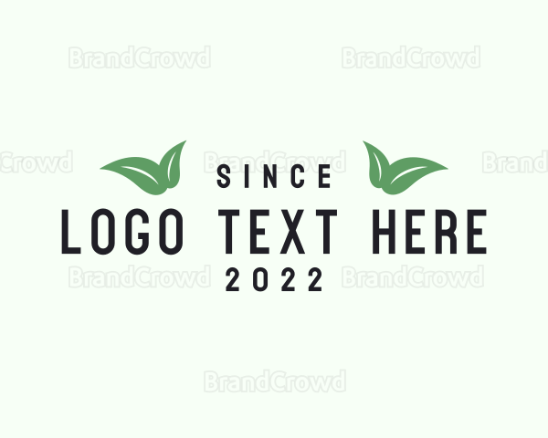Eco Leaf Business Logo