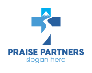 Praise - Mountain River Chapel logo design