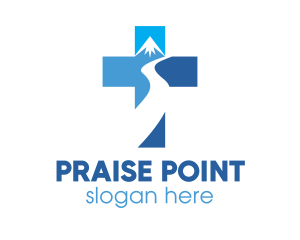 Praise - Mountain River Chapel logo design