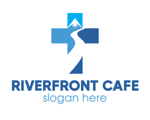 Riverside - Mountain River Chapel logo design