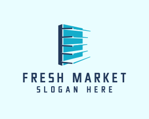 Market - Grocery Market Shelves logo design