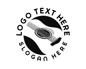 Record Label - Guitar Record Studio logo design