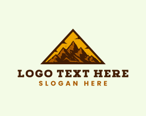 Triangle - Mountain Peak Outdoor logo design