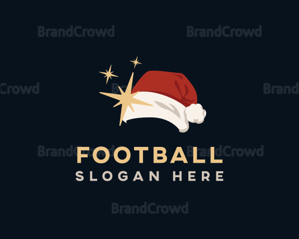 Santa Claus Hat Costume Logo