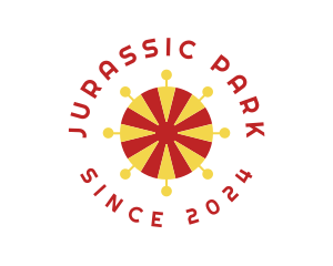 Circus Tent Theme Park logo design