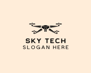 Drone - Aerial Drone Camera logo design