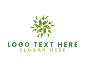 Gingko - Botanical Organic Leaf logo design