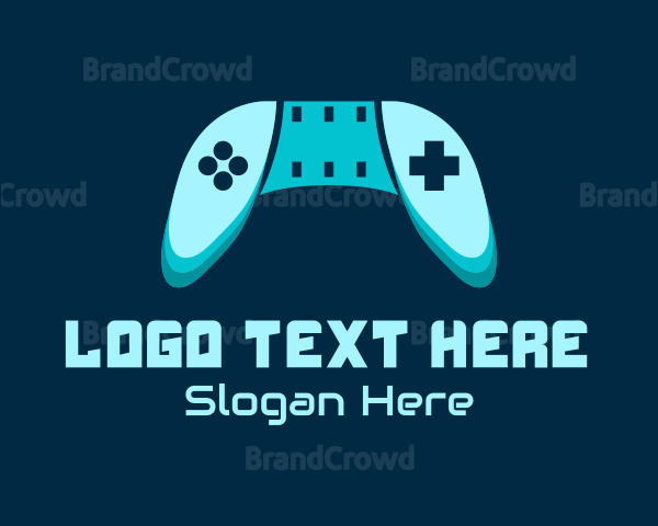 Blue Gaming Console Logo