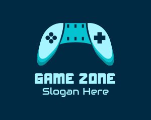 Blue Gaming Console logo design