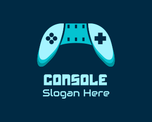 Blue Gaming Console logo design