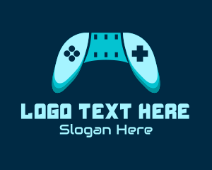 Game Developer - Blue Gaming Console logo design