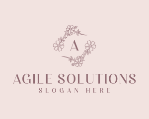 Florist Flower Gardening logo design