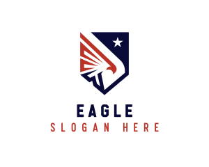 American Eagle Shield logo design