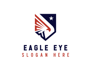 American Eagle Shield logo design