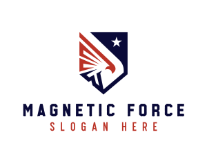 American Eagle Shield logo design