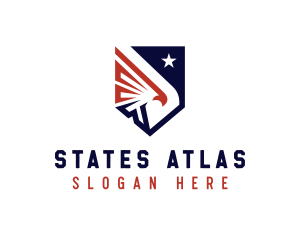 American Eagle Shield logo design