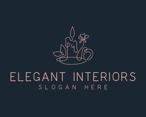 Artisanal Handmade Candle logo design