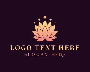 Elegant - Elegant Lotus Flower logo design