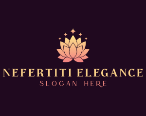 Elegant Lotus Flower logo design