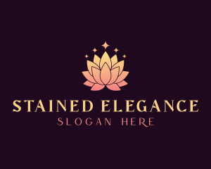 Elegant Lotus Flower logo design