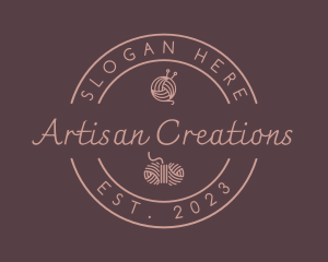 Handcraft - Elegant Handcraft Yarn logo design